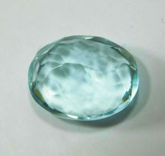 6 Ct Natural Oval Shape Ocean Blue Aquamarine Certified Loose Gemstone A++