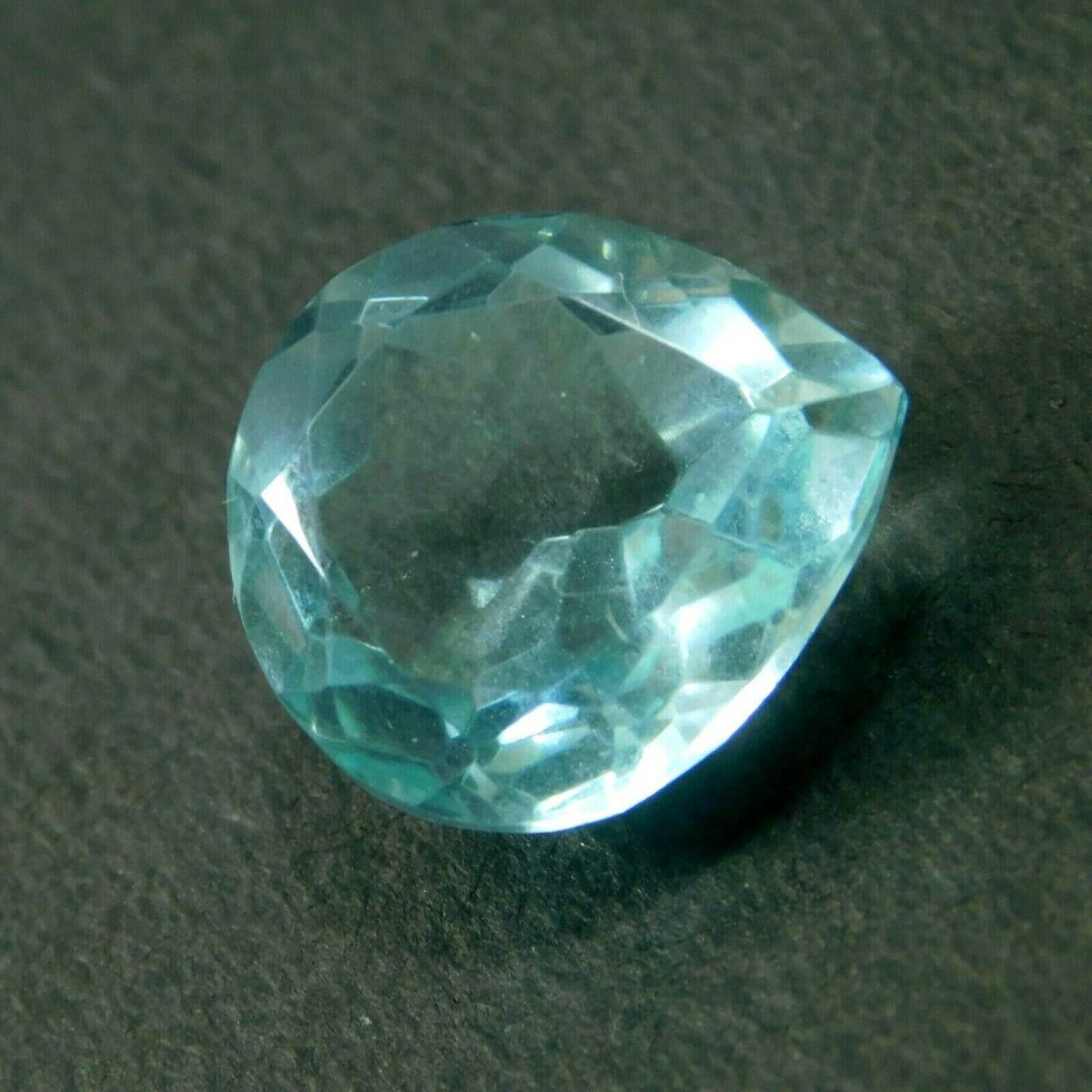 8 ct A++ Blue Aquamarine Certified Gemstone Pear Cut Loose Free Ship