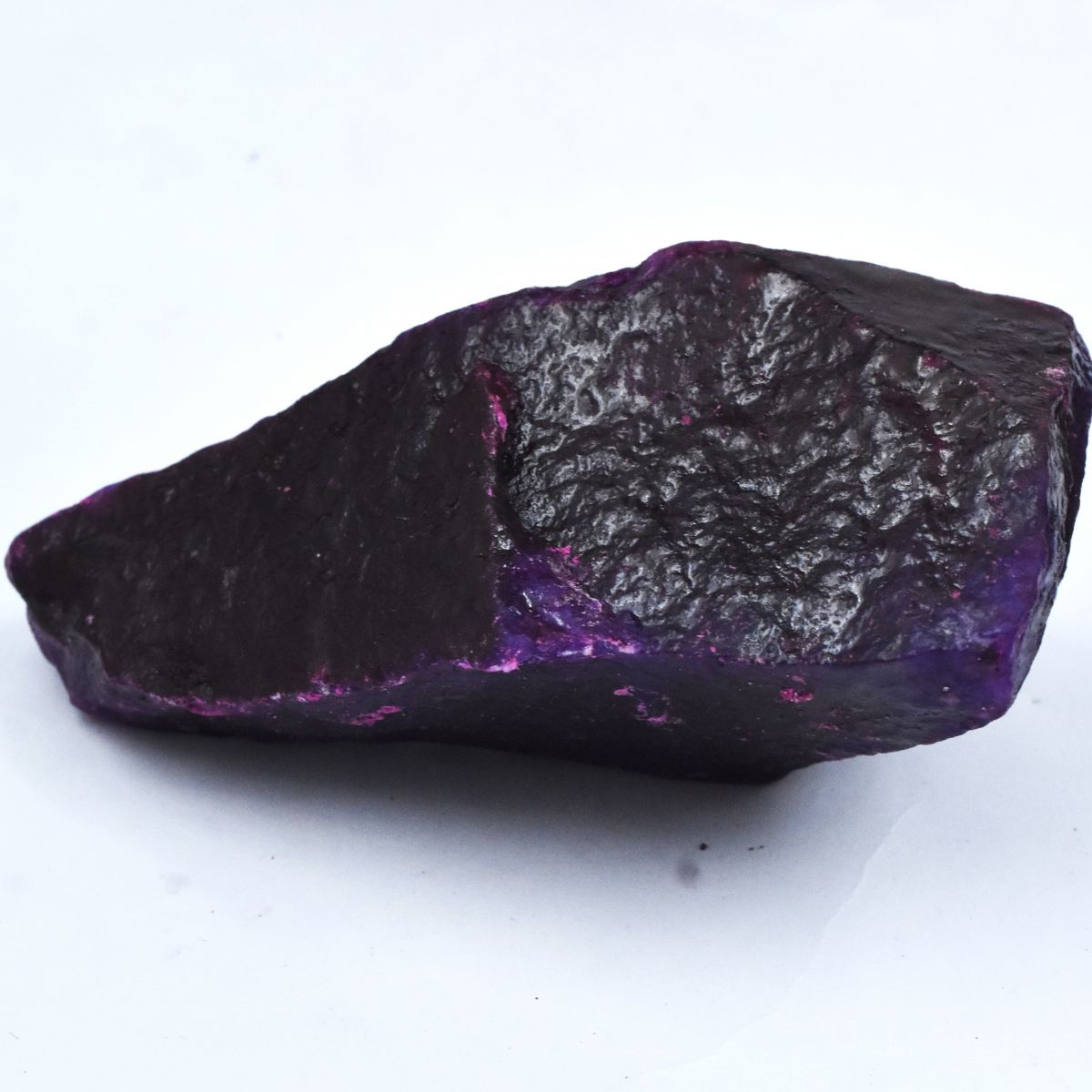 Natural Uncut Raw 1192.15 Carat Purple Sapphire Rough Loose Gemstone CERTIFIED
