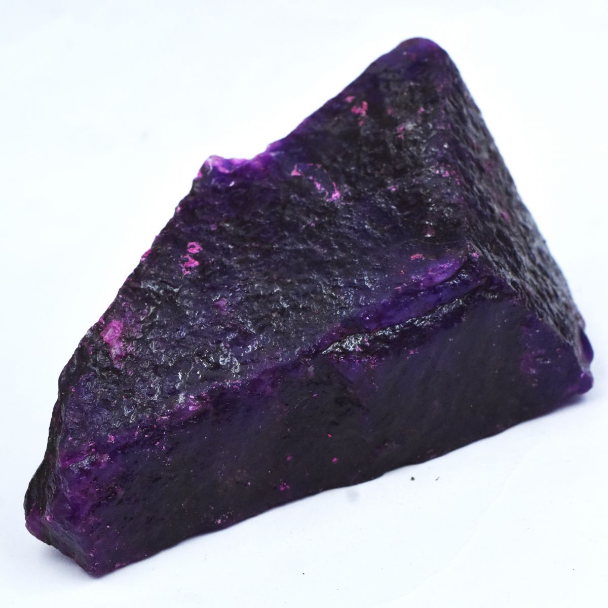 Natural Uncut Raw 1192.15 Carat Purple Sapphire Rough Loose Gemstone CERTIFIED