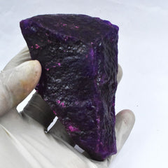 Natural Uncut Raw 1192.15 Carat Purple Sapphire Rough Loose Gemstone CERTIFIED