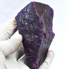Natural Uncut Raw 1192.15 Carat Purple Sapphire Rough Loose Gemstone CERTIFIED