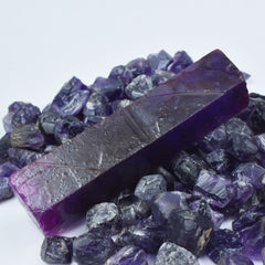 Uncut Raw Purple Sapphire Rough 257.85 Carat Natural Loose Gemstone CERTIFIED