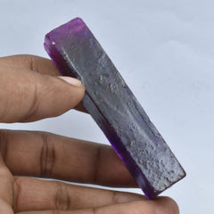 Uncut Raw Purple Sapphire Rough 257.85 Carat Natural Loose Gemstone CERTIFIED