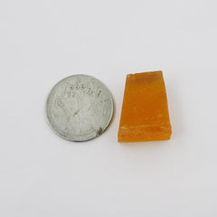 Orange Sapphire Rough 47.85 Ct Natural Earth Mind CERTIFIED Loose Gemstone Rough