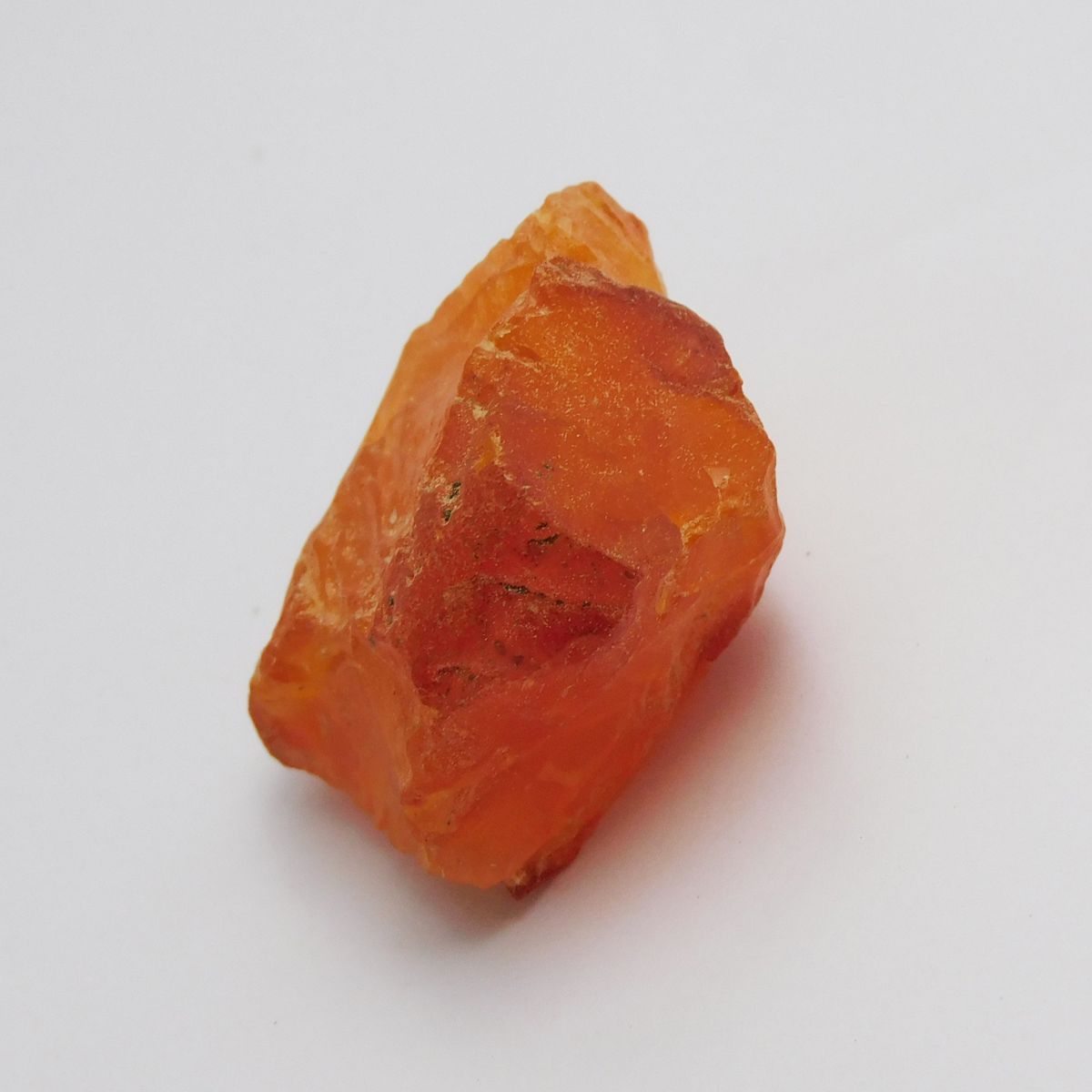 Huge Size 110.35 Ct NATURAL Sapphire ROUGH Uncut CERTIFIED Orange Loose Gemstone