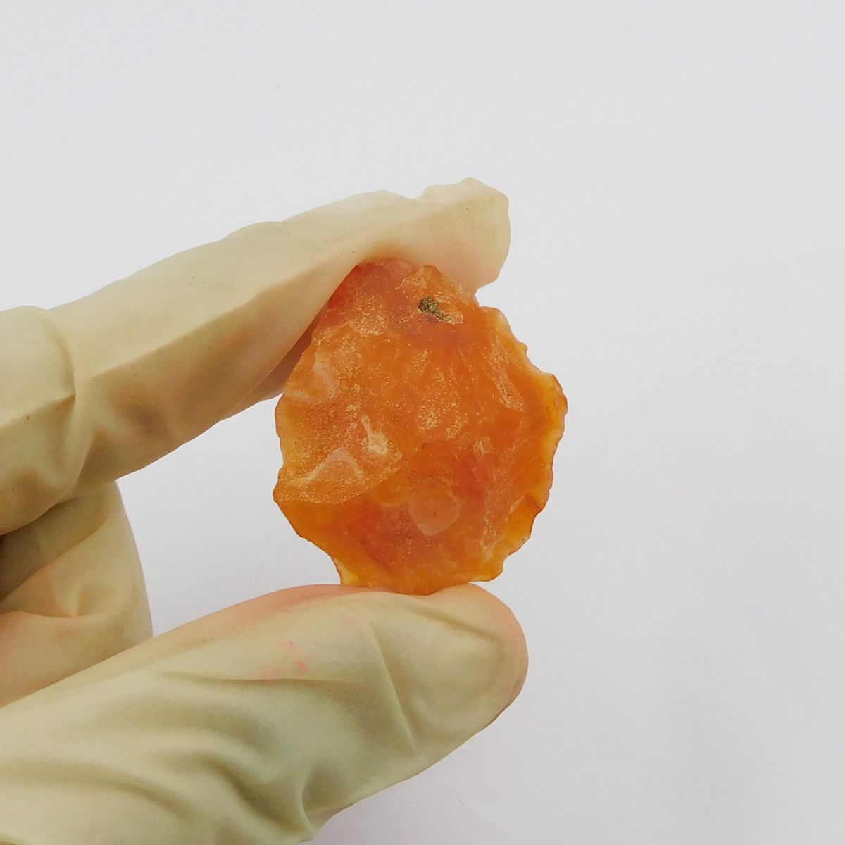 64.9 Ct NATURAL Sapphire ROUGH Earth Mined CERTIFIED Orange Loose Gemstone