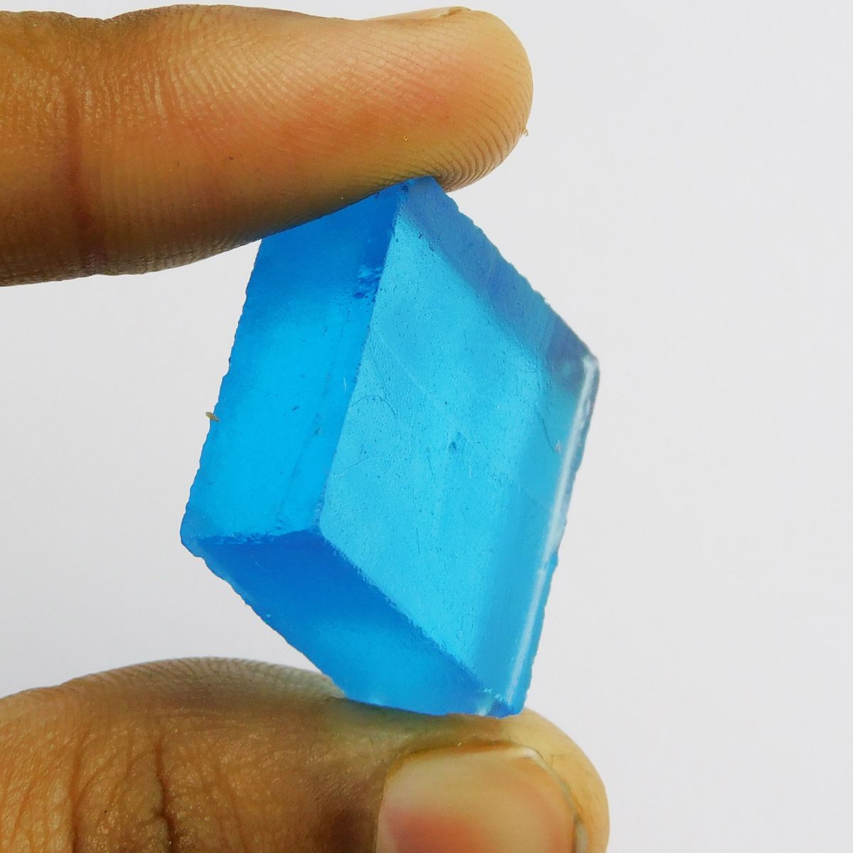 Natural 45.70 Ct CERTIFIED Sapphire Rough Blue Raw Uncut Earth Mined Gemstone