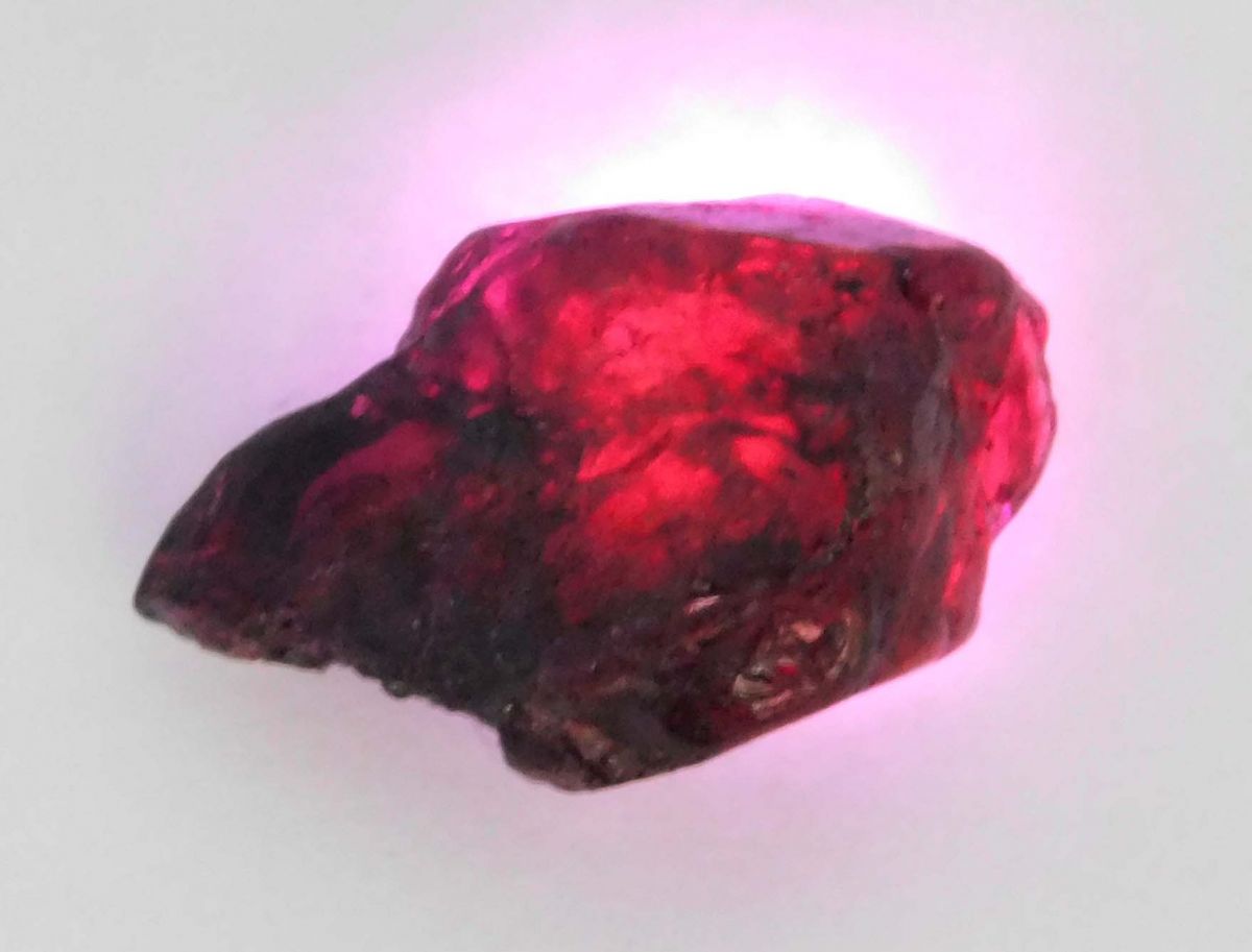 Huge Rough Earth Mined CERTIFIED 18.50 Ct Natural Red Garnet Loose Gemstone