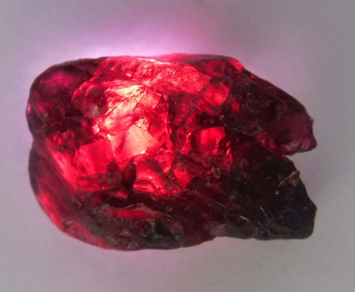 24 Ct Natural Garnet Huge Rough Earth Mined Red Garnet CERTIFIED Loose Gemstone