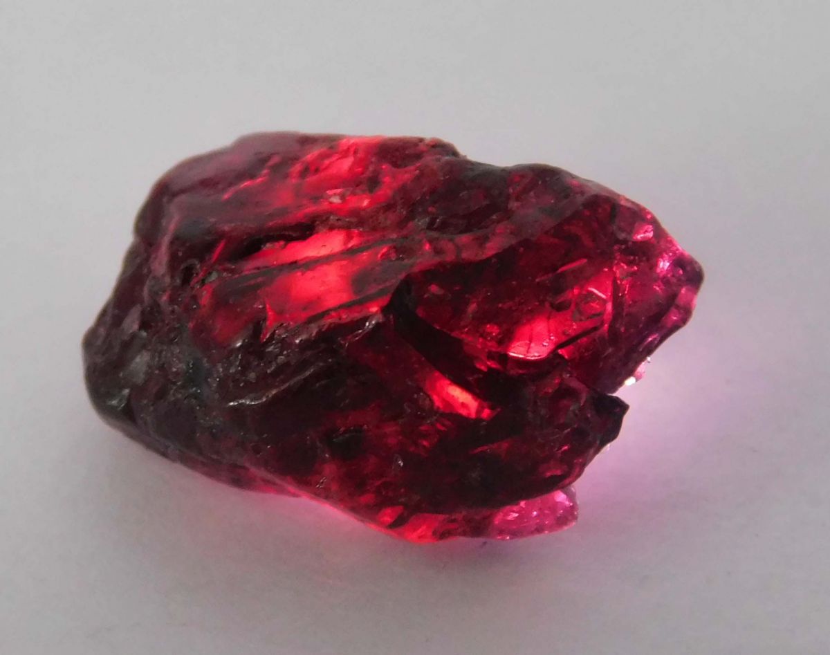 24 Ct Natural Garnet Huge Rough Earth Mined Red Garnet CERTIFIED Loose Gemstone