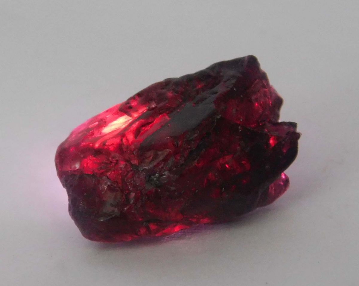 24 Ct Natural Garnet Huge Rough Earth Mined Red Garnet CERTIFIED Loose Gemstone