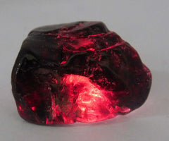 32 Ct Natural Garnet Earth Mined Rough CERTIFIED Red Garnet Loose Gemstone