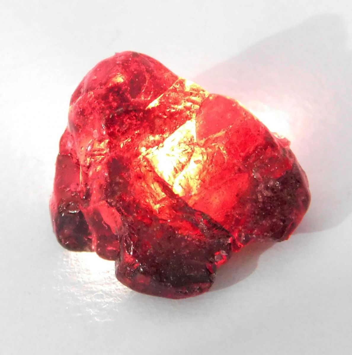 58 Carat Natural Garnet Earth Mined Rough CERTIFIED Red Loose Gemstone