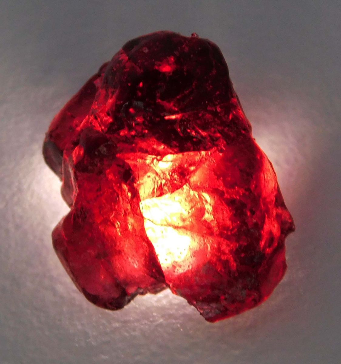 58 Carat Natural Garnet Earth Mined Rough CERTIFIED Red Loose Gemstone