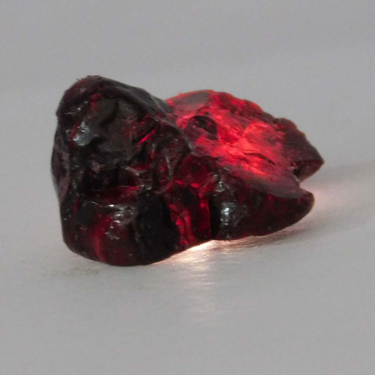 58 Carat Natural Garnet Earth Mined Rough CERTIFIED Red Loose Gemstone