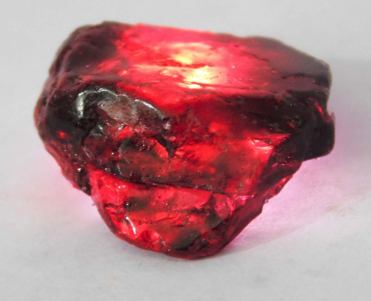 Natural Red Garnet CERTIFIED 79.30 Ct Garnet Earth Mined Rough Loose Gemstone