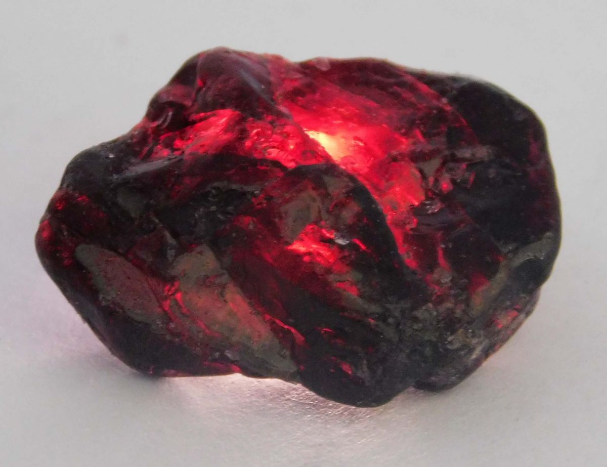 50 Ct Natural Garnet Earth Mined Rough CERTIFIED Red Garnet Loose Gemstone