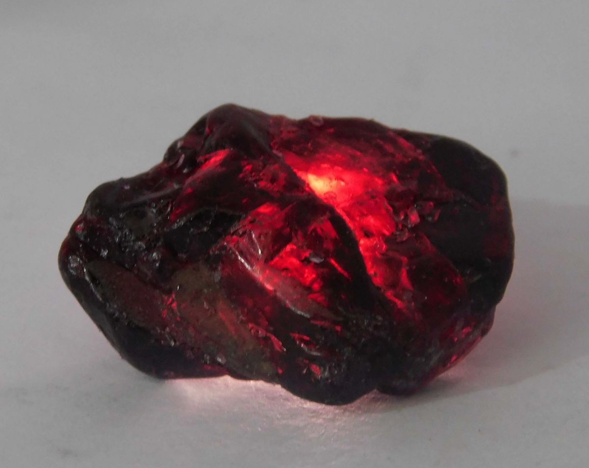 50 Ct Natural Garnet Earth Mined Rough CERTIFIED Red Garnet Loose Gemstone