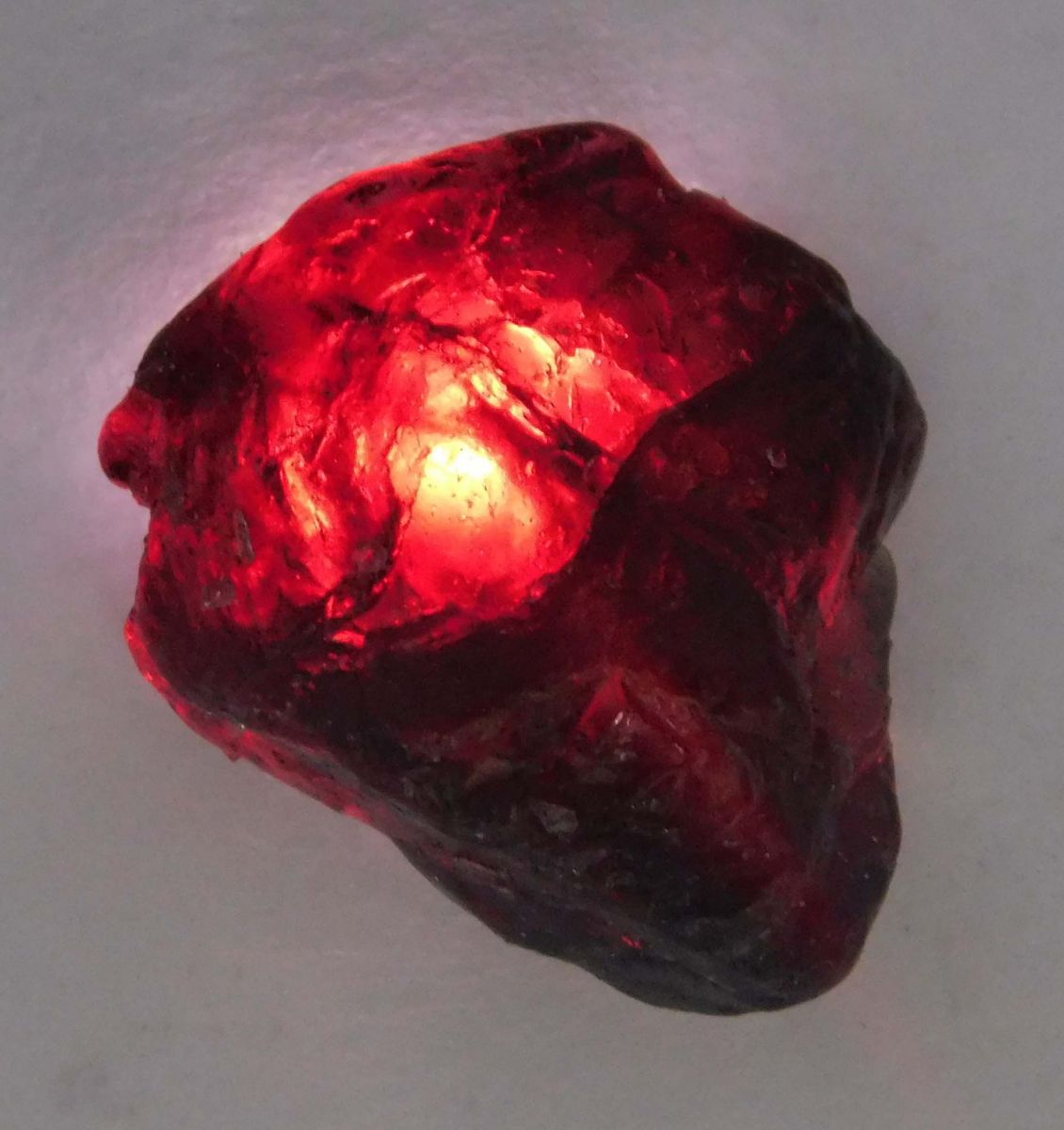 50 Ct Natural Garnet Earth Mined Rough CERTIFIED Red Garnet Loose Gemstone