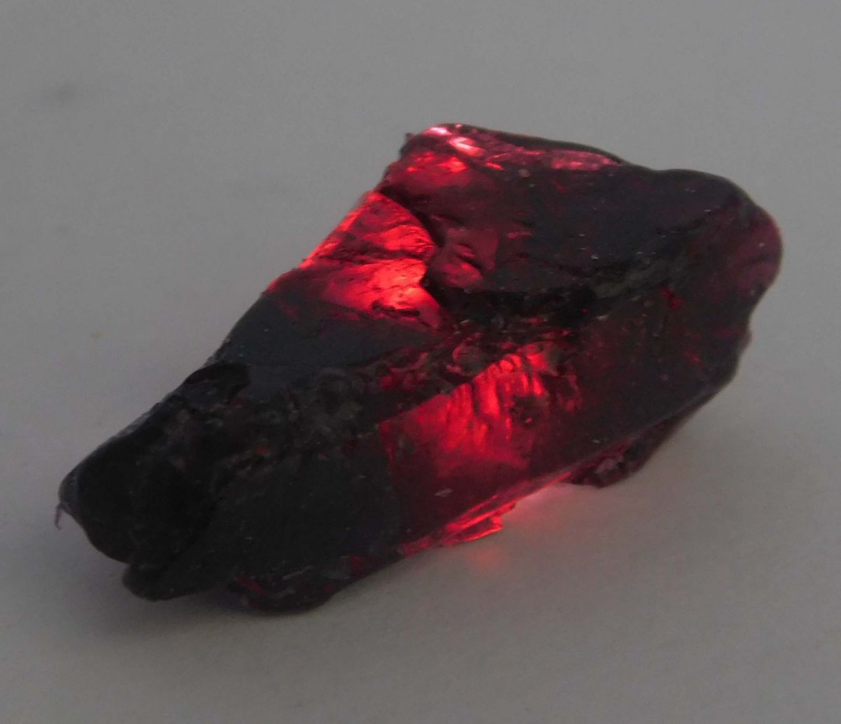 37 Ct Natural Garnet Earth Mined Rough CERTIFIED Red Garnet Loose Gemstone