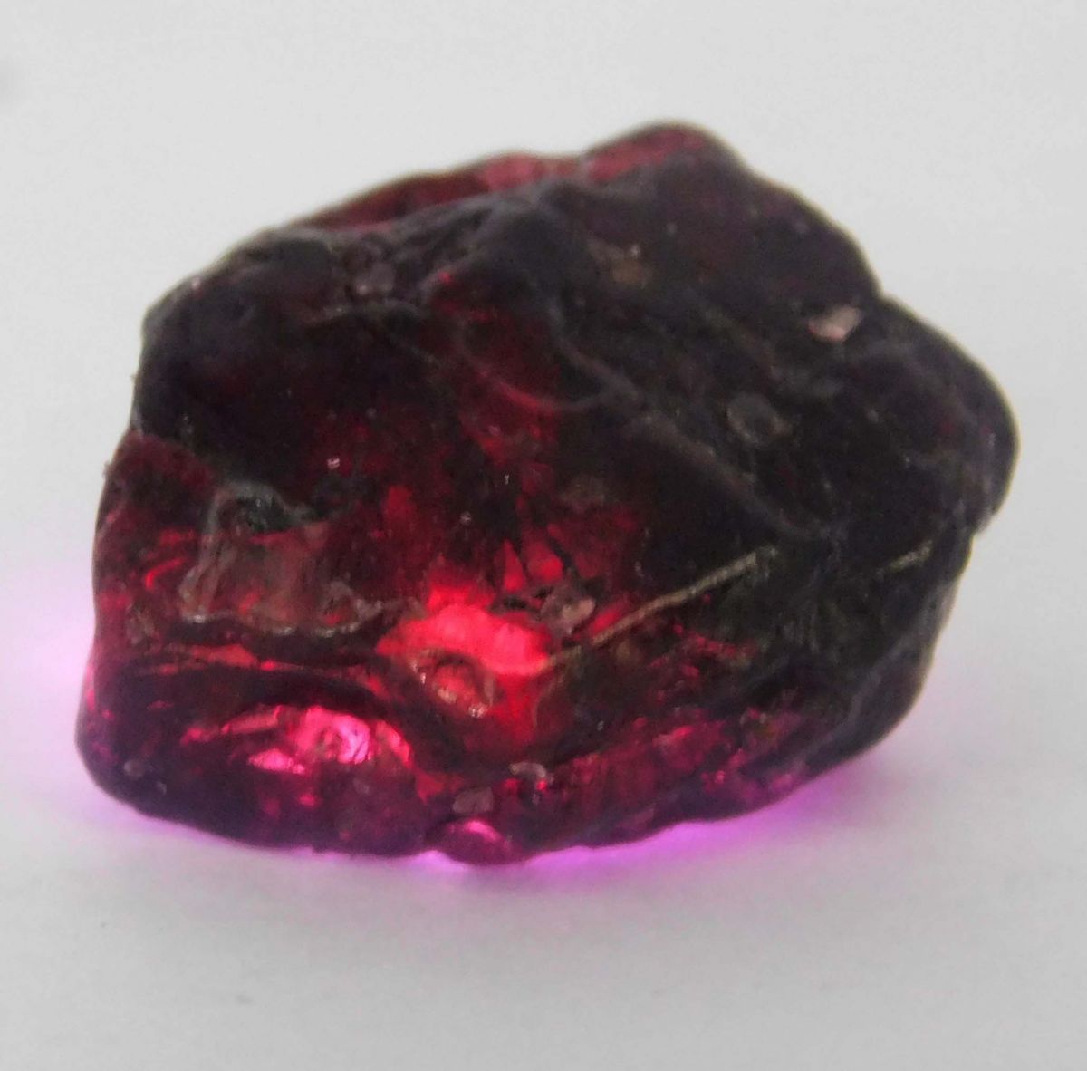 22 Ct Natural Garnet Earth Mined Rough CERTIFIED Red Garnet Loose Gemstone