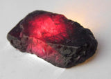 Earth Mined CERTIFIED Huge Size 43 Carat Natural Red Garnet Rough Loose Gemstone