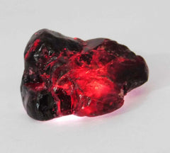 30 Carat Natural Earth Mined Red Garnet Rough CERTIFIED Loose Gemstone