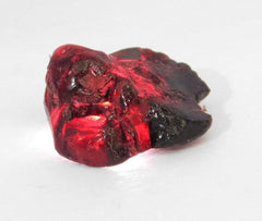 30 Carat Natural Earth Mined Red Garnet Rough CERTIFIED Loose Gemstone