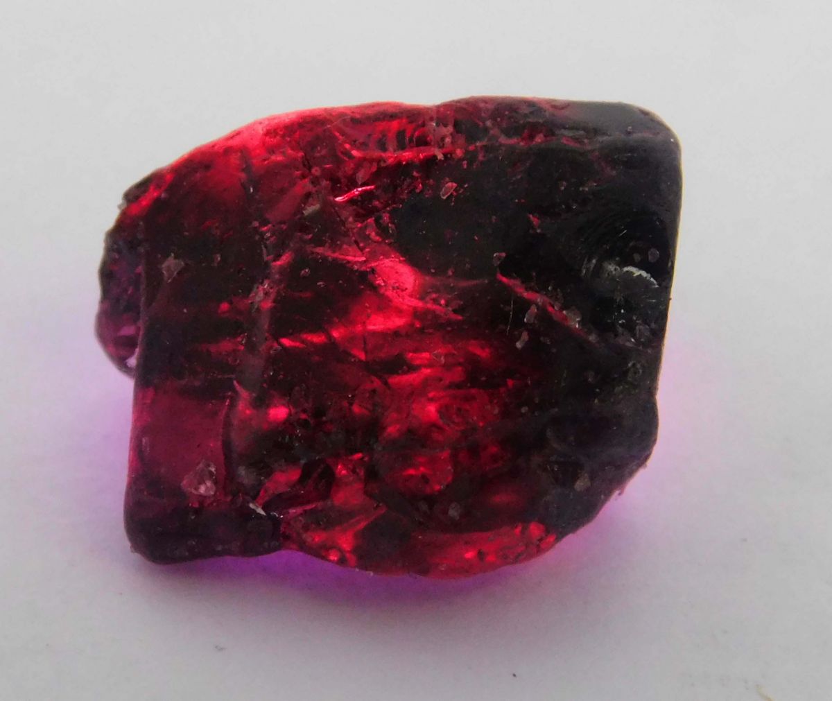 32 Ct Natural Garnet Earth Mined Rough CERTIFIED Red Garnet Loose Gemstone