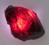 31 Ct Natural Garnet Earth Mined Rough CERTIFIED Red Garnet Loose Gemstone