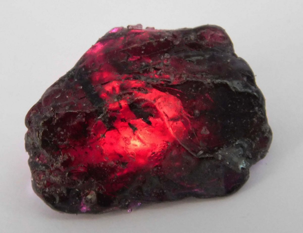 59 Ct Natural Garnet Earth Mined Rough CERTIFIED Red Garnet Rough Loose Gemstone