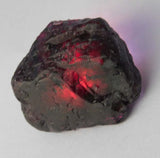 59 Ct Natural Garnet Earth Mined Rough CERTIFIED Red Garnet Rough Loose Gemstone