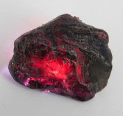 59 Ct Natural Garnet Earth Mined Rough CERTIFIED Red Garnet Rough Loose Gemstone