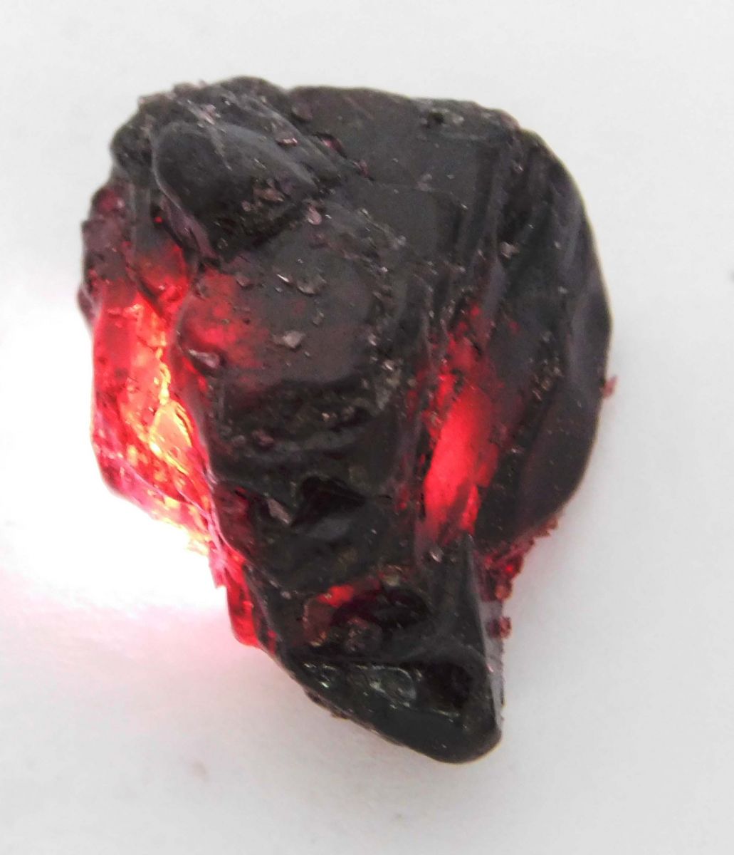 62 Ct Natural Garnet Earth Mined Rough CERTIFIED Red Garnet Rough Loose Gemstone