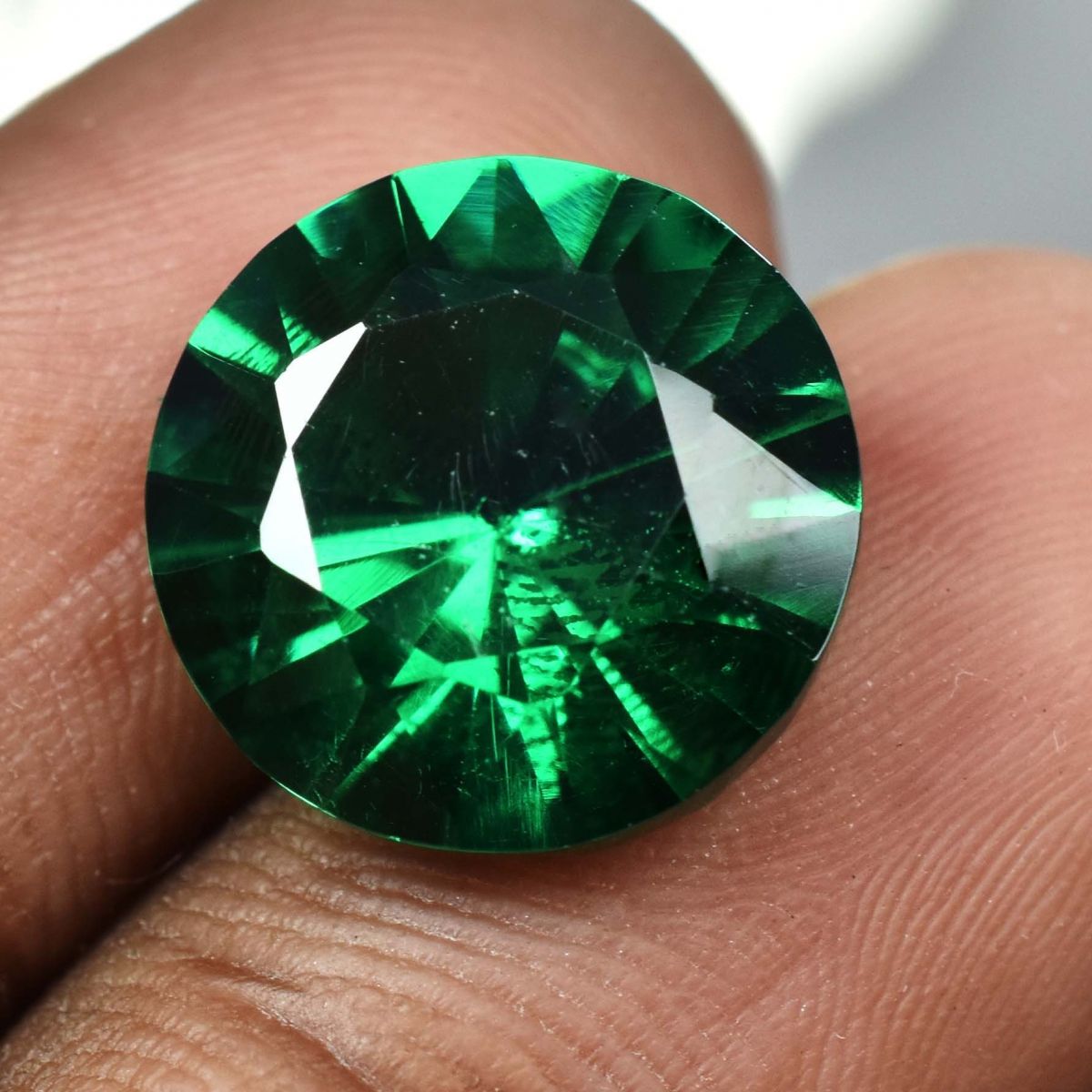 Tsavorite Garnet Green 10 Carat Natural ROUND Cut CERTIFIED Loose Gemstone