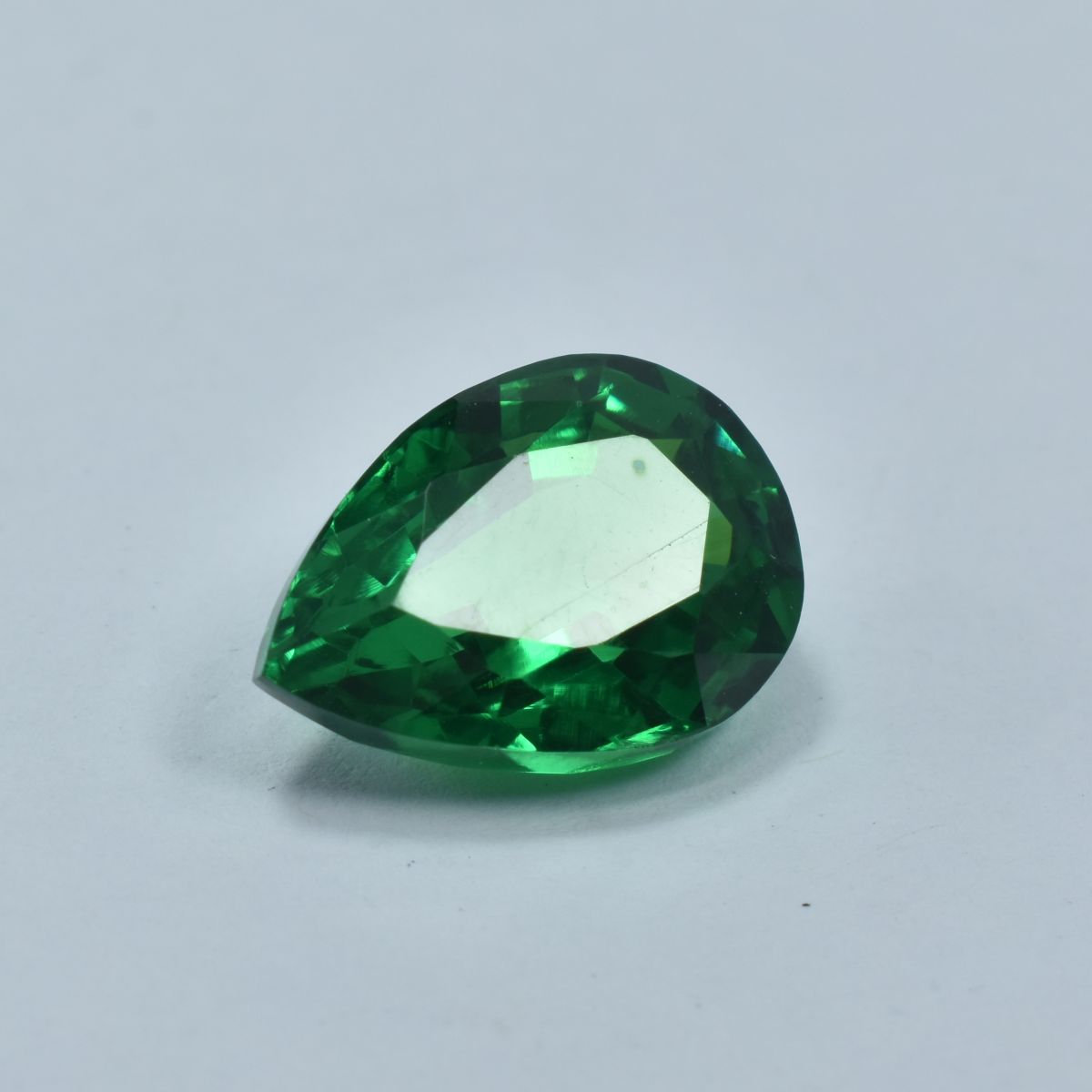 CERTIFIED Loose Gemstone Garnet Stunning Pear Cut 9.25 Carat Rare Natural Green.