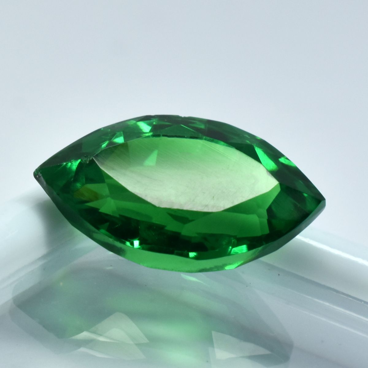 10.30 Ct Natural  Green Garnet World Best Marquise Cut CERTIFIED Loose Gemstone