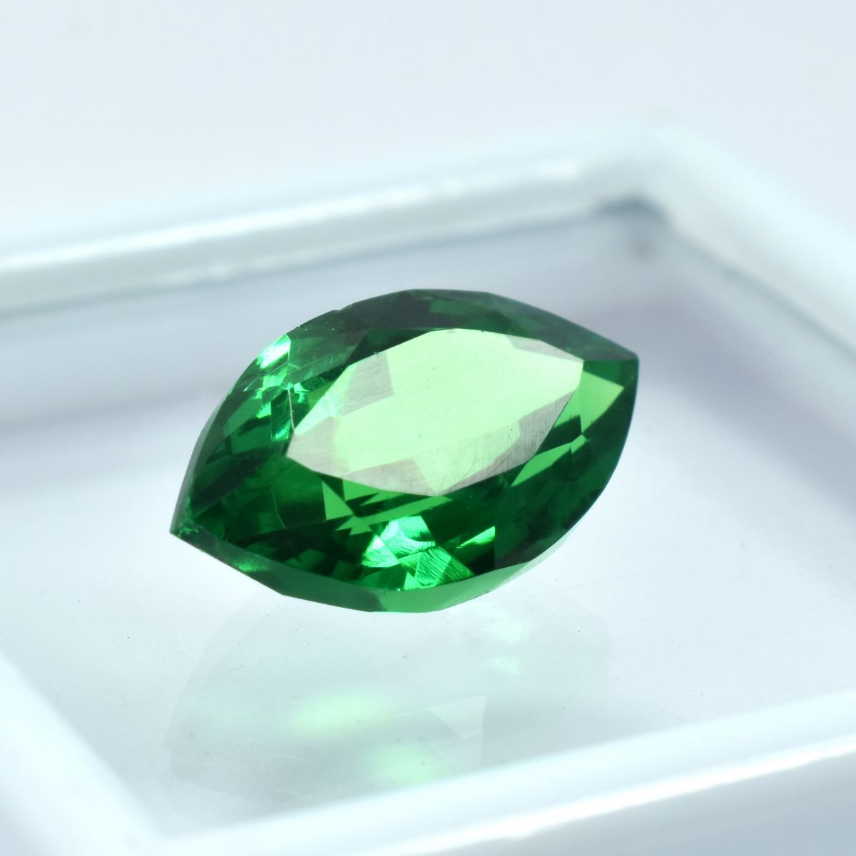 10.30 Ct Natural  Green Garnet World Best Marquise Cut CERTIFIED Loose Gemstone