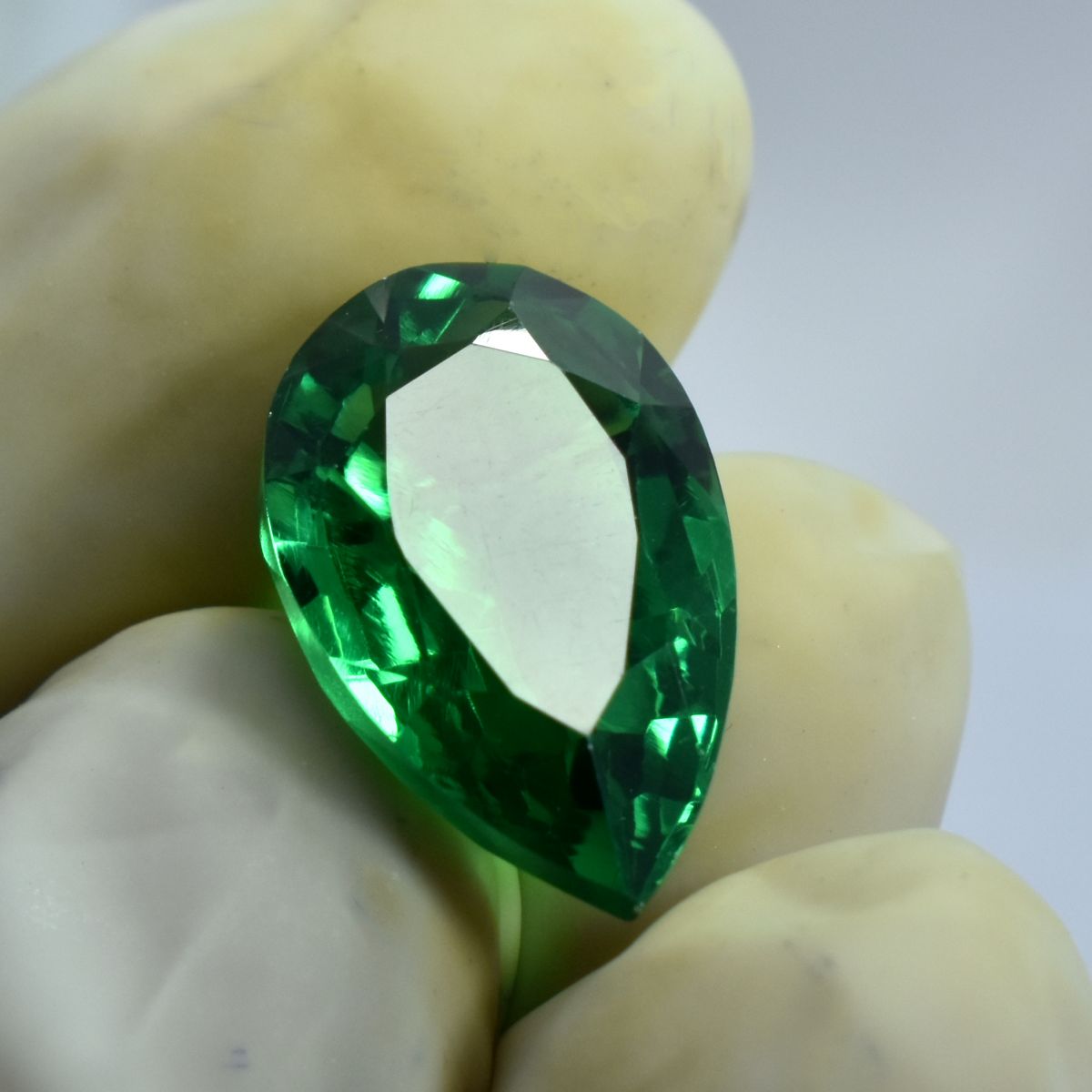 Precious Green Rare Garnet 8.45 Ct Pear Cut CERTIFIED Loose Gemstone Natural