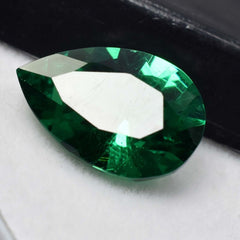 10.96 Ct NATURAL Garnet PEAR SHAPE Green CERTIFIED Loose Gemstone