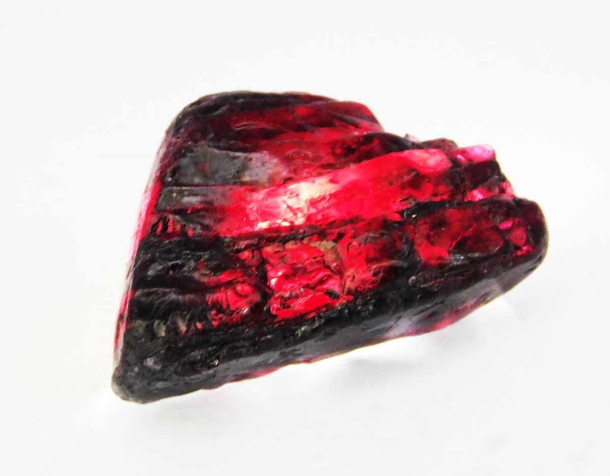 Natural Uncut Red Garnet Rough 79.80 Carat CERTIFIED Gemstone Loose