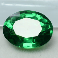 10.10 Ct Natural Tsavorite Garnet Green CERTIFIED Oval Cut Loose Gemstone