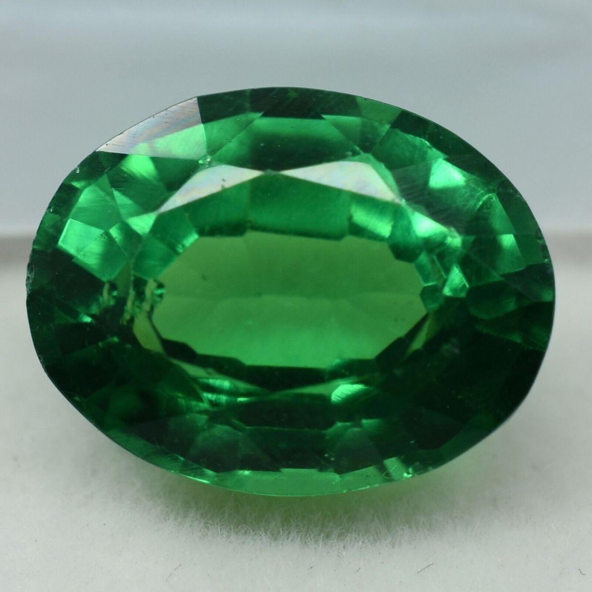 10.10 Ct Natural Tsavorite Garnet Green CERTIFIED Oval Cut Loose Gemstone