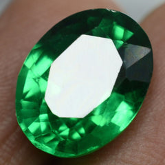 10.10 Ct Natural Tsavorite Garnet Green CERTIFIED Oval Cut Loose Gemstone