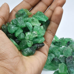 150.23 Ct Natural Green Emerald Raw Rough CERTIFIED Uncut Raw Rough Lot