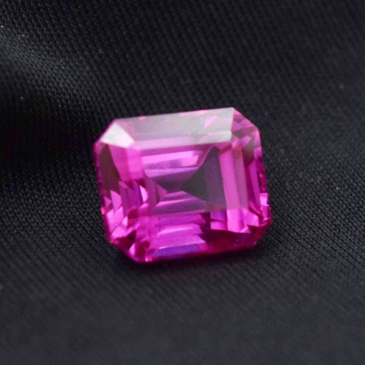 11.60 Ct Natural Pink Sapphire Emerald Cut Ring Size Loose Gemstones CERTIFIED