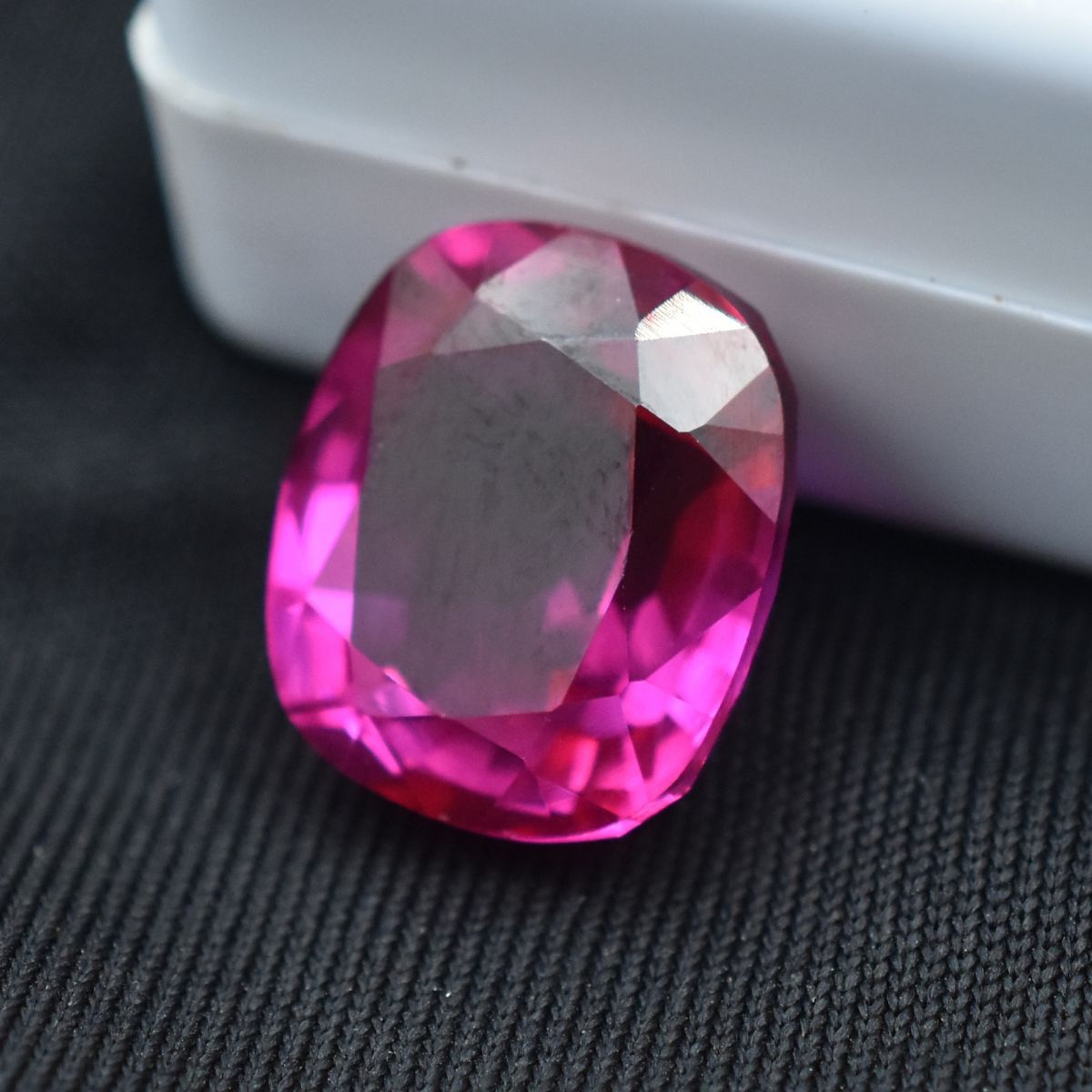 12.20 Ct Pink Sapphire Natural Cushion Cut Sapphire CERTIFIED Loose Gemstone