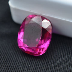 12.20 Ct Pink Sapphire Natural Cushion Cut Sapphire CERTIFIED Loose Gemstone