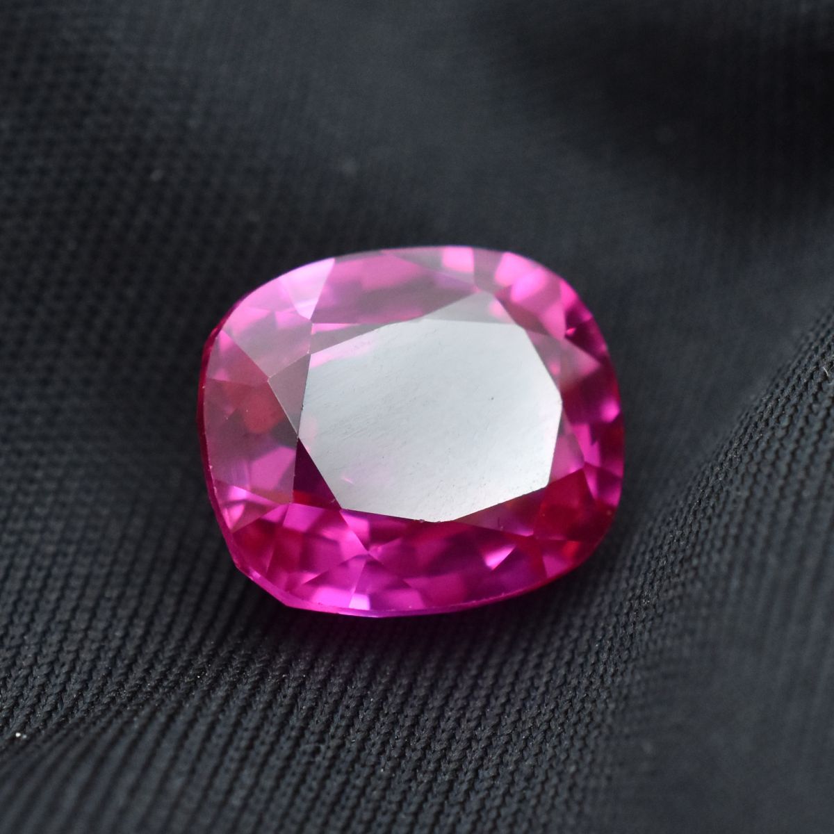 12.20 Ct Pink Sapphire Natural Cushion Cut Sapphire CERTIFIED Loose Gemstone